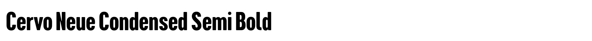 Cervo Neue Condensed Semi Bold image